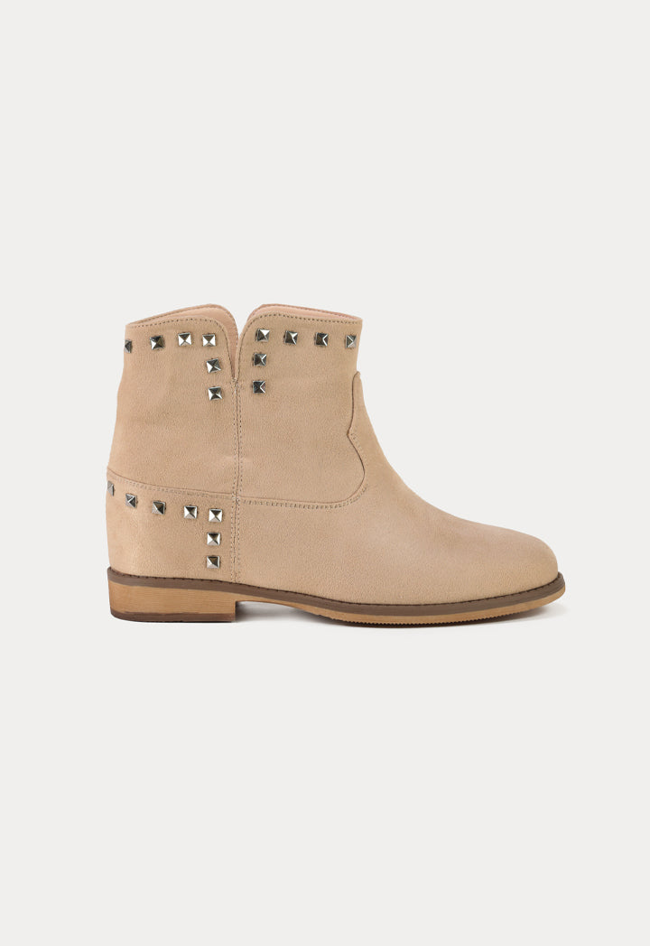 Square Studded Ankle Boots