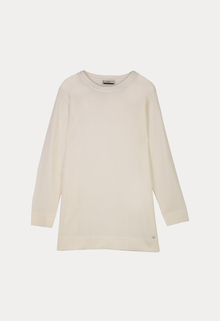 Knitted Set In Long Sleeve Long Blouse