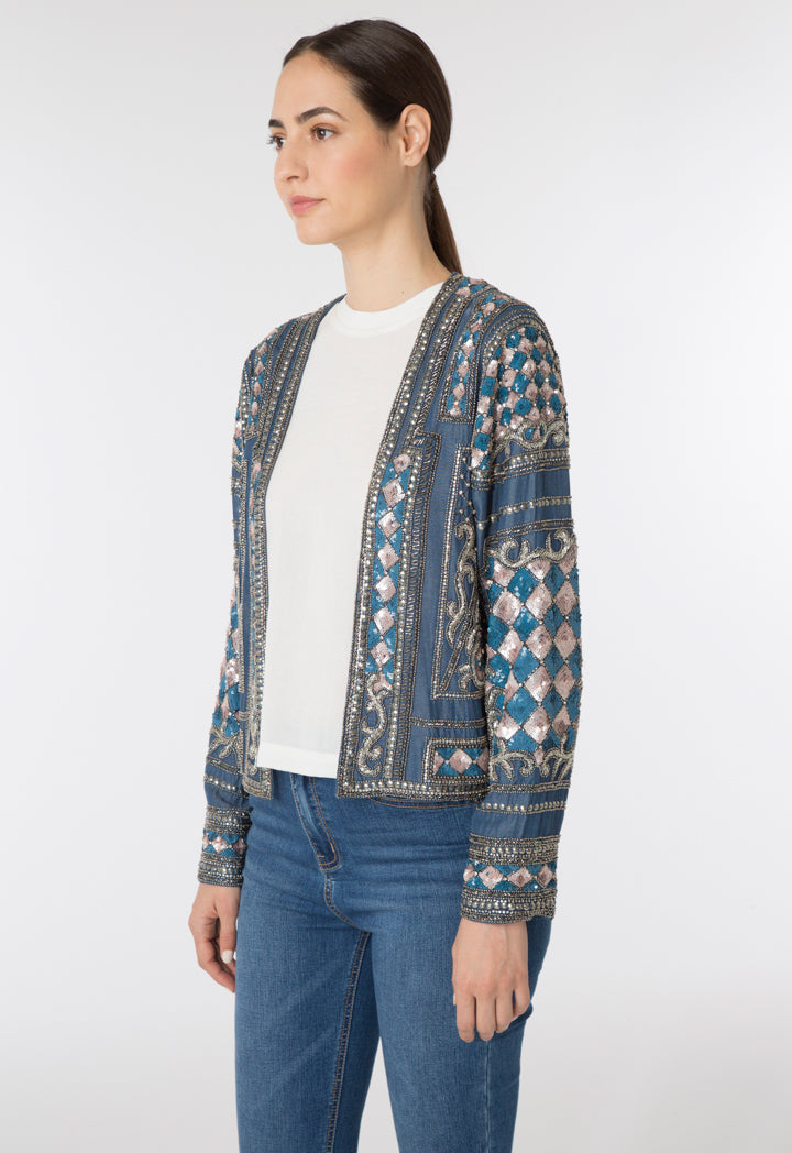 Embellished Tencel Jacket