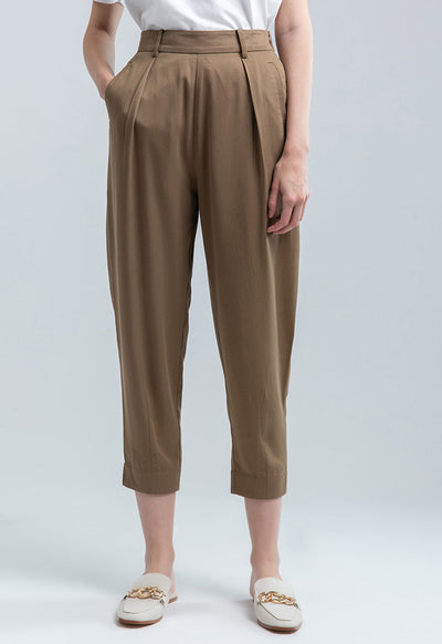 Solid Tapered Trouser