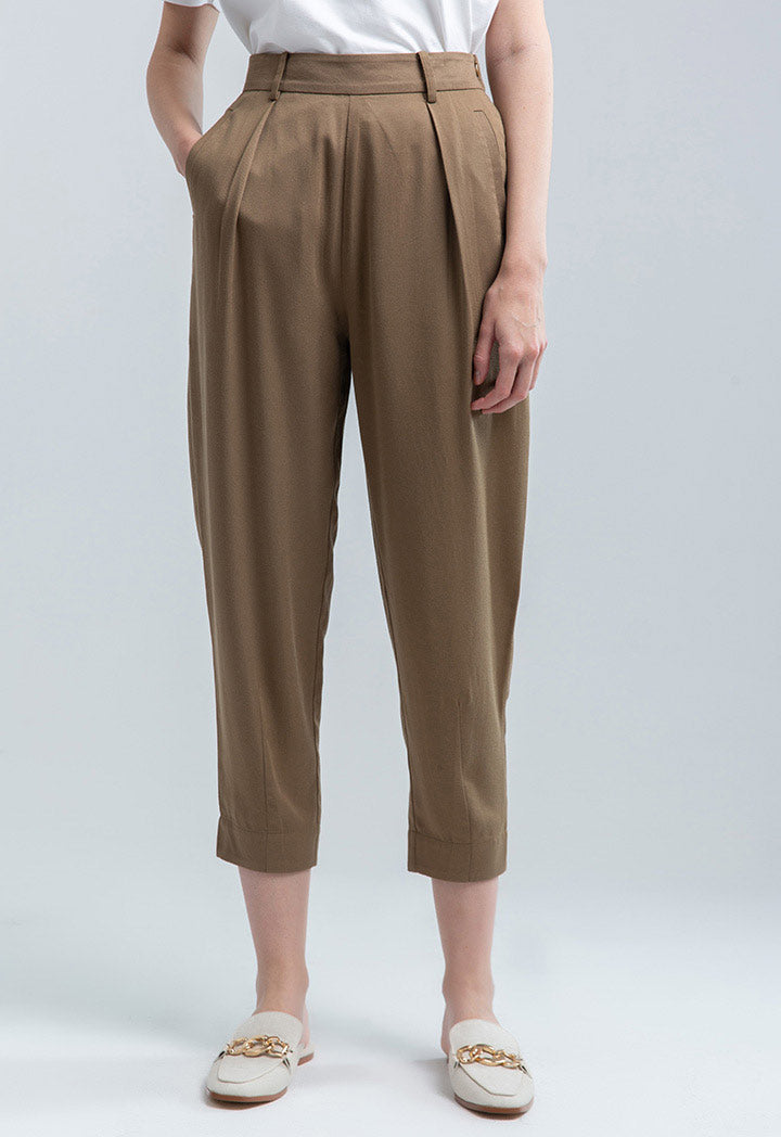 Solid Tapered Trouser