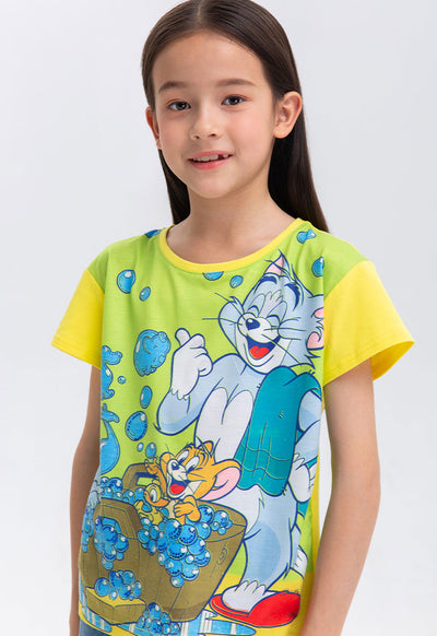 Tom And Jerry Printed T-Shirt
