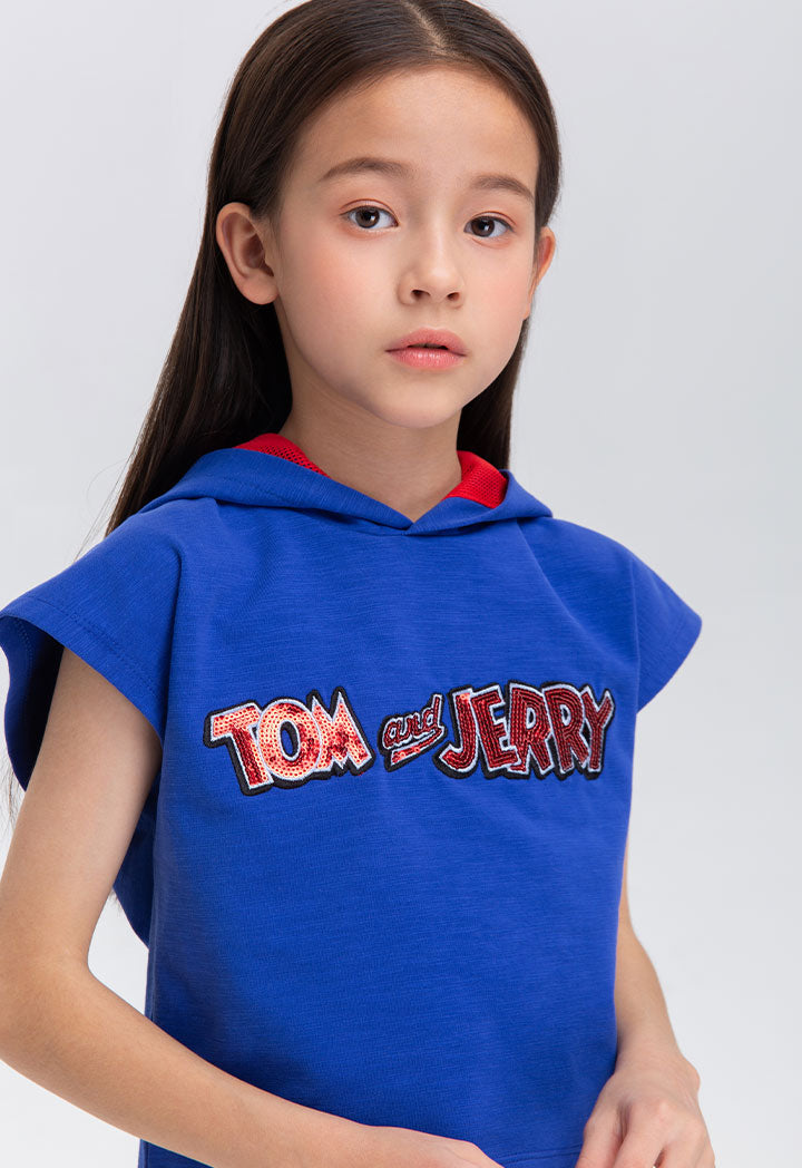 Tom And Jerry Hoodie Broad Shoulder Shirt