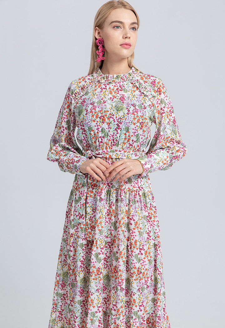 All Over Printed Dress