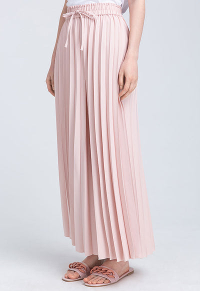 Pleated Wide Leg Culottes