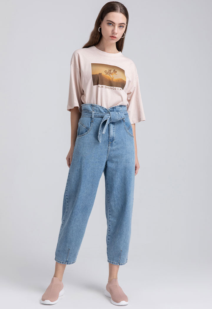 Round Neck Print T-Shirt