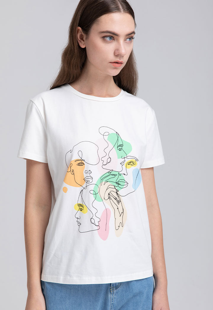 Printed Motif T-Shirt