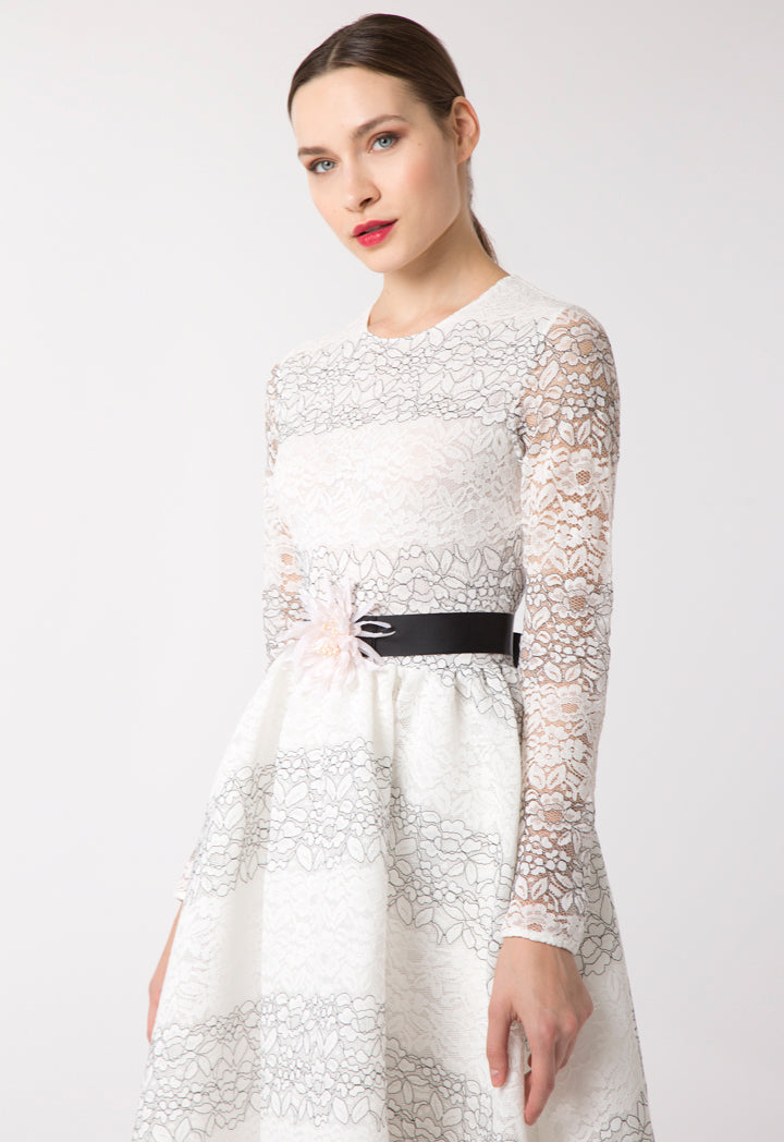 Lace Cocktail Dress - Fresqa