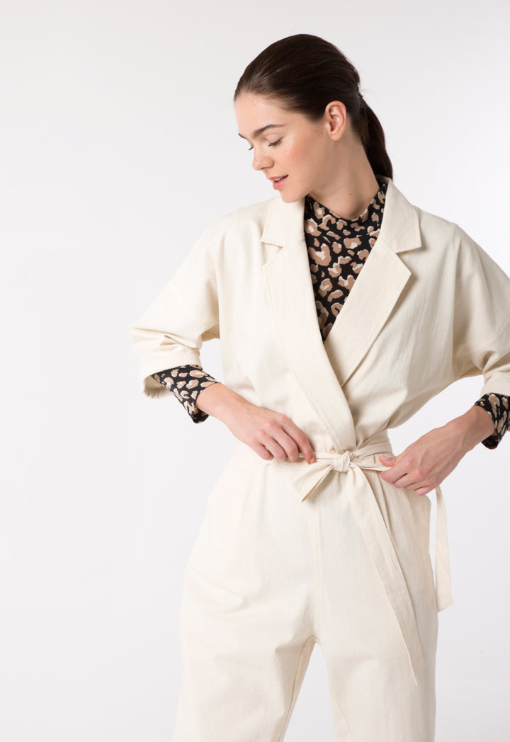 Belt Detail Jumpsuit - Fresqa