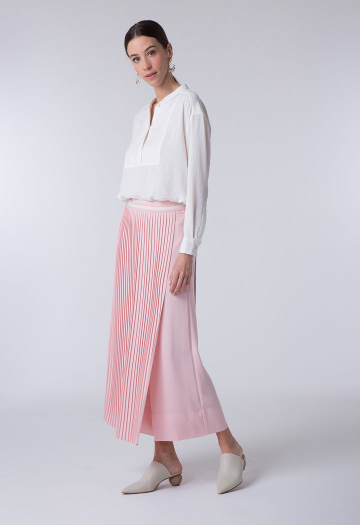 Pleated Wrap Trouser