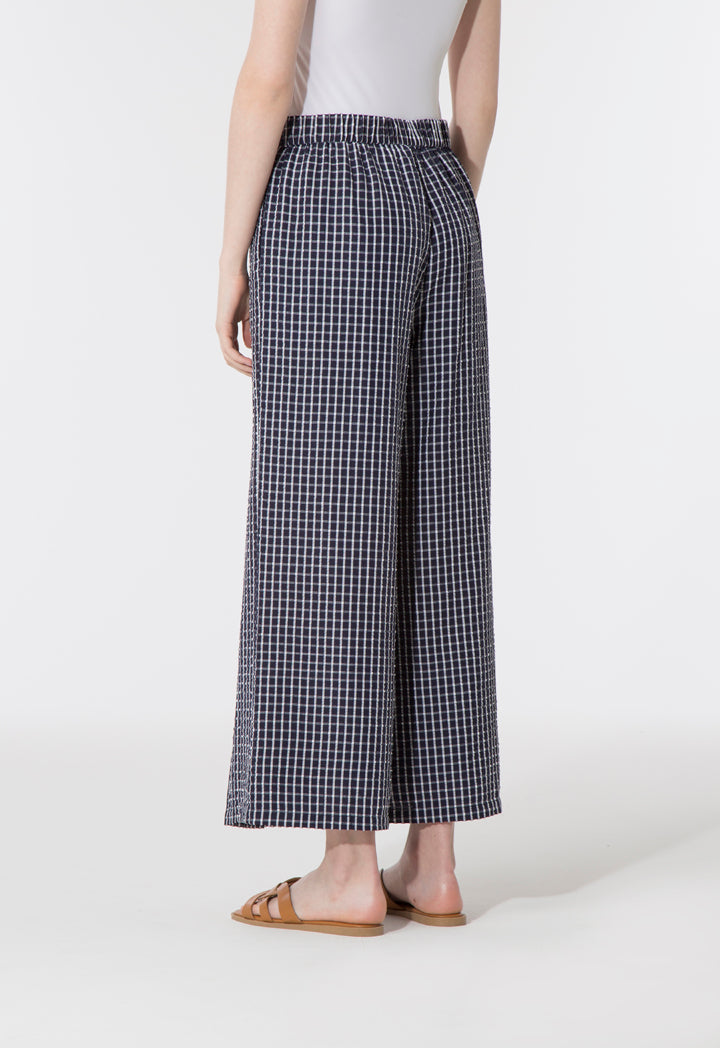 Checks Wide Leg Culottes