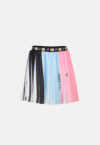 Powerpuff Girls Colorful Pleated Skirt