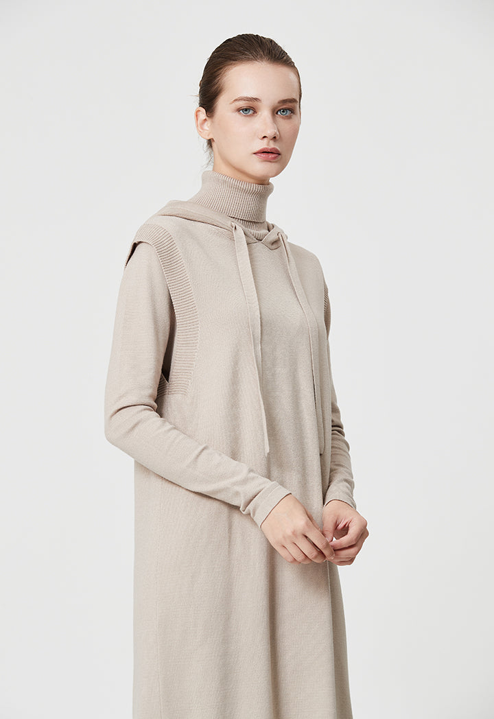Turtle Neck Ribbed Knitwear
