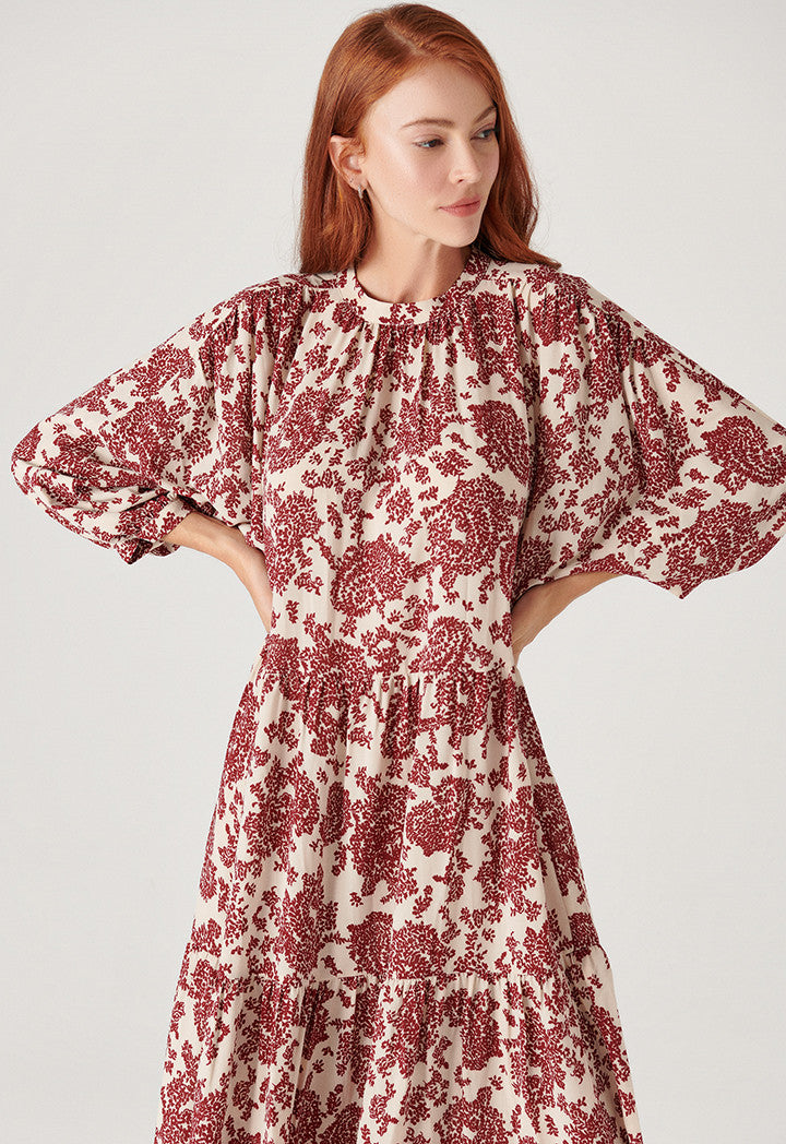 Abstract Printed Dress