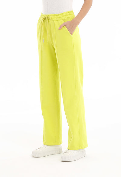Solid Elasticated Waist Trouser