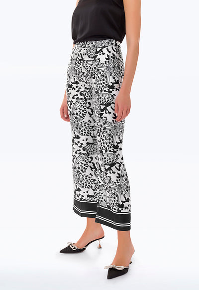 Big Butterfly Printed Culottes