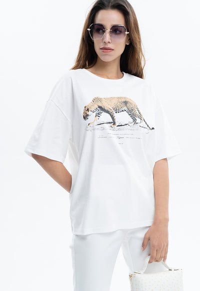 Animal-Print T-Shirt