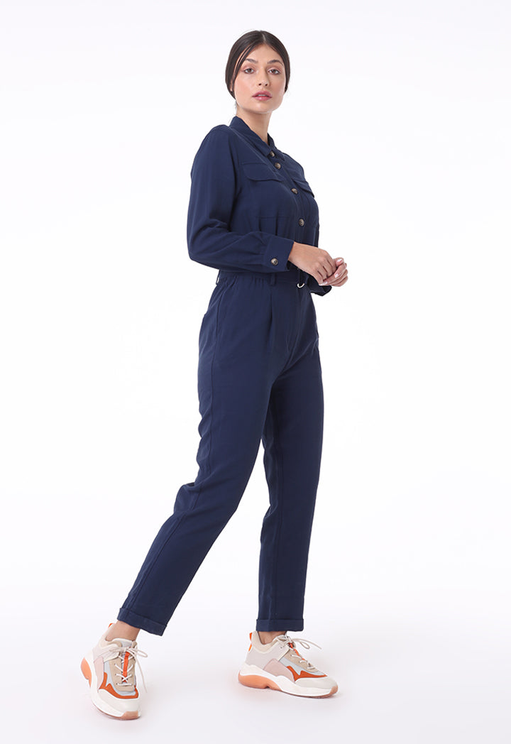 Collared Jumpsuit