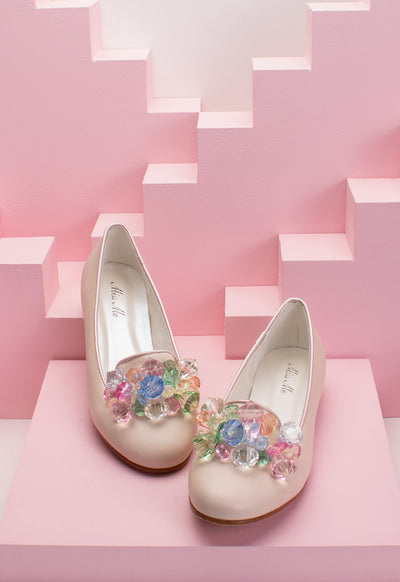 Gems Embellished Flat Shoes