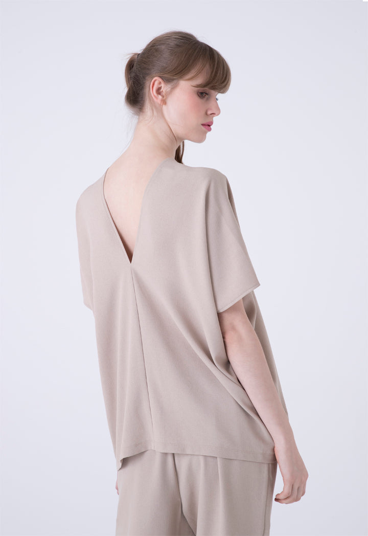 Linen Boxy Top