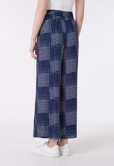 Printed Elastic Waist Culottes