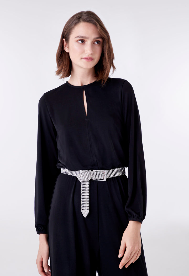 Keyhole Front Jumpsuit