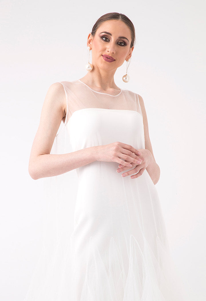 Sleeveless Tulle Dress