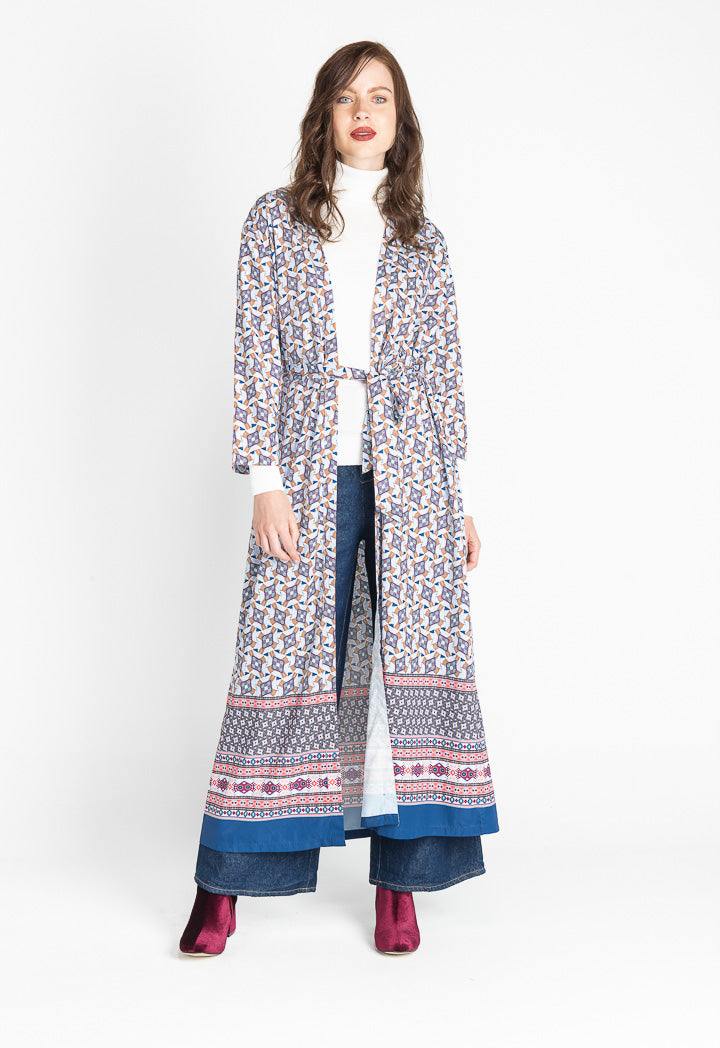 Multi Color Maxi Jacket - Fresqa