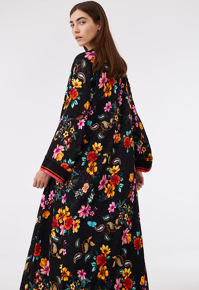 Dark Floral Outerwear