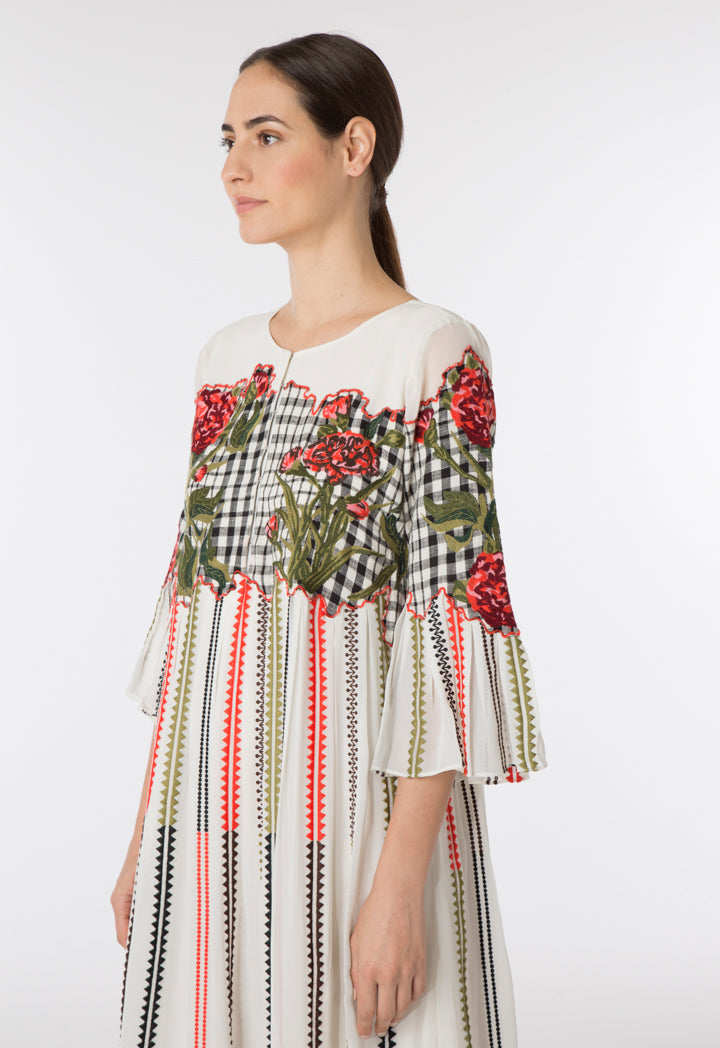 Embroidered Long Dress