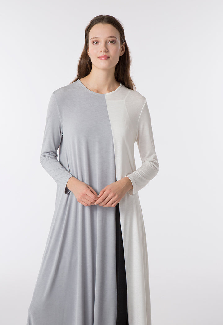 Colorblock Abaya
