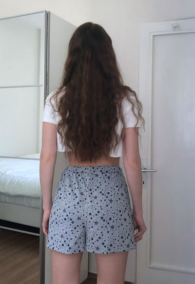 Set Of Printed And Plain Shorts