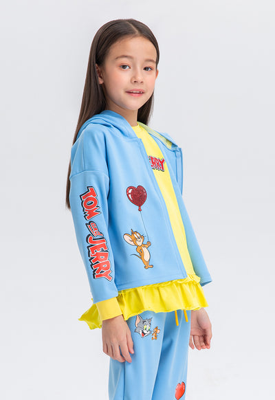 Tom And Jerry Long Sleeve Hoodie Jacket