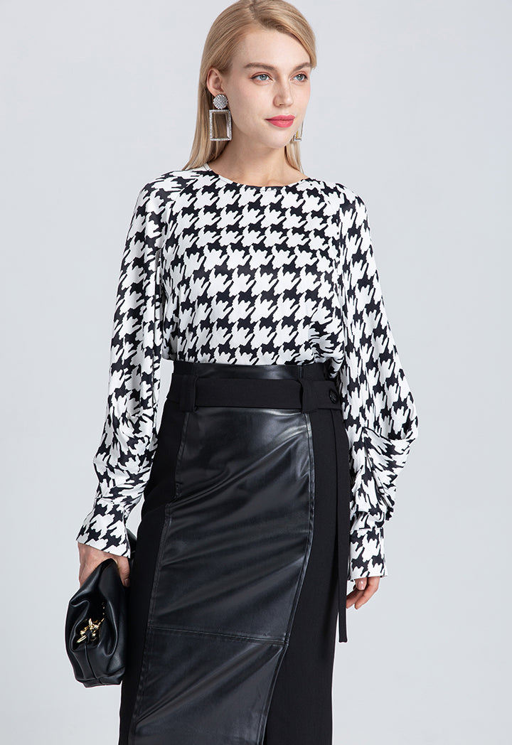 Midi Skirt W/ Side Belt