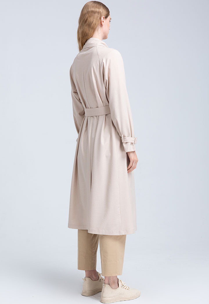 Solid Long Outerwear