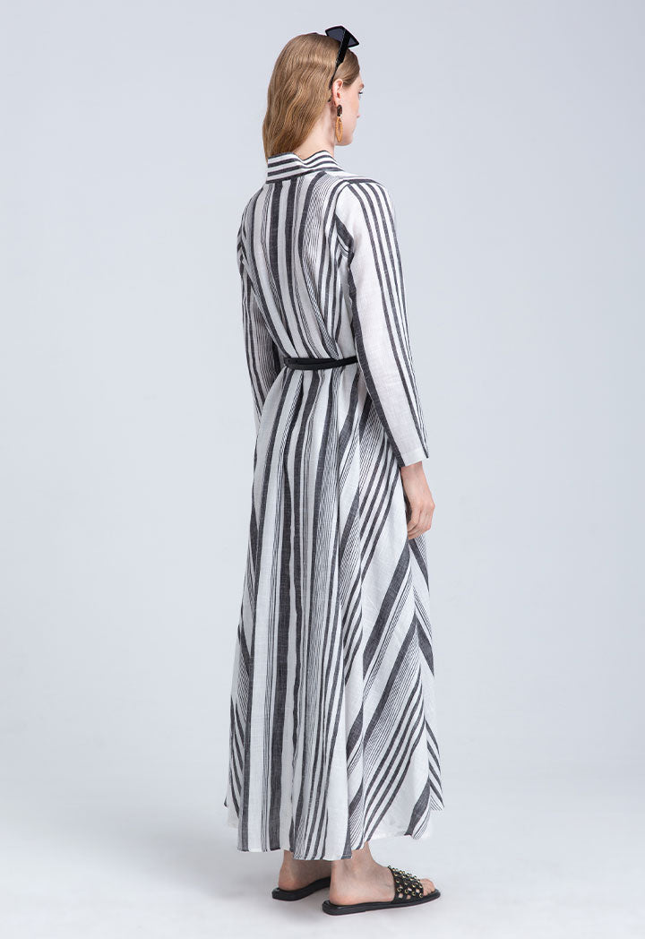 Thick Stripe Long Maxi Dress