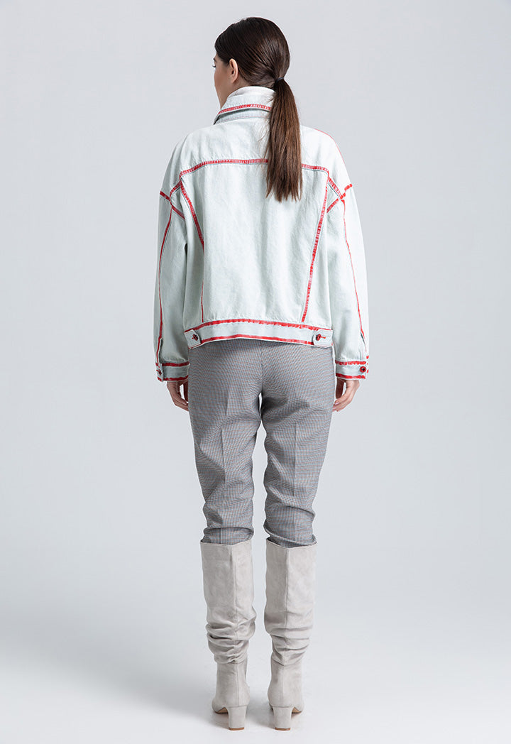 Collared Denim Jacket