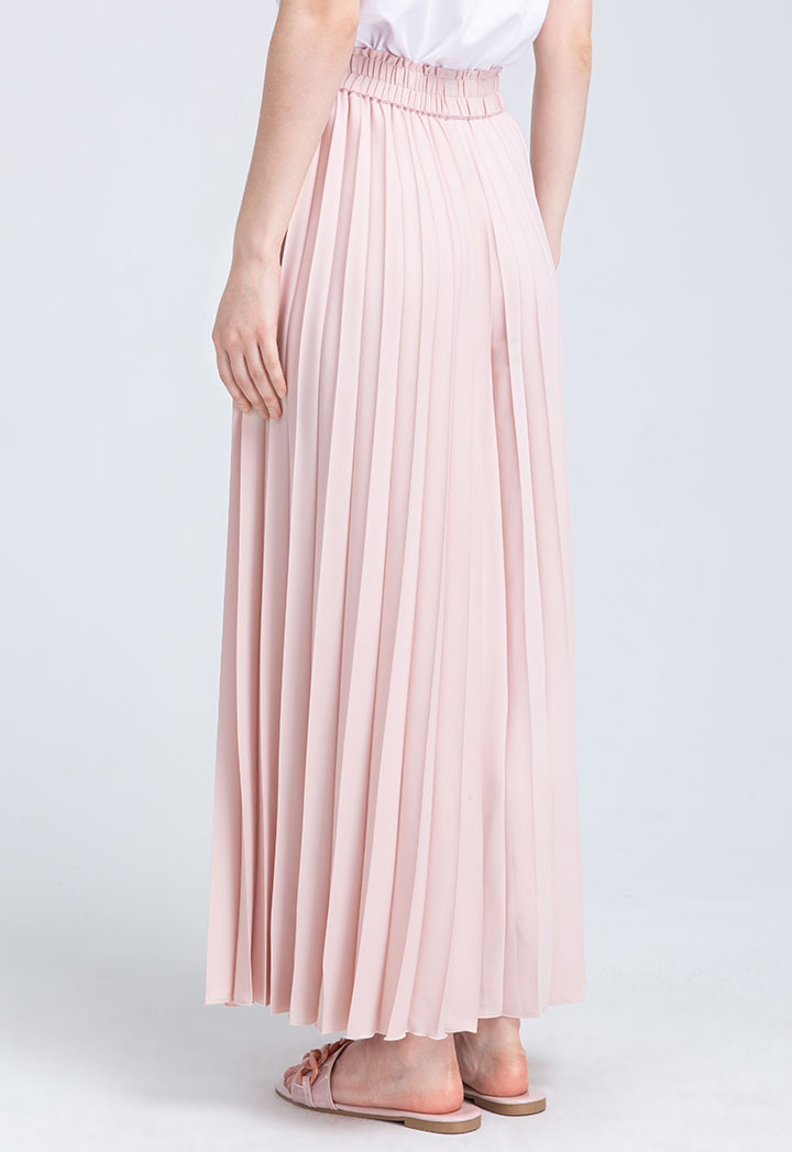 Pleated Wide Leg Culottes