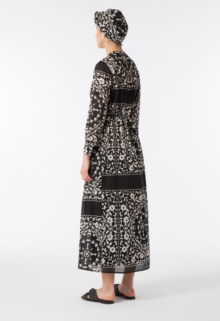 Arabic Print Dress - Fresqa