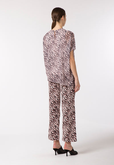 Animal Print Blouse - Fresqa