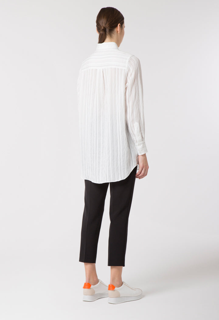 Striped White Shirt - Fresqa