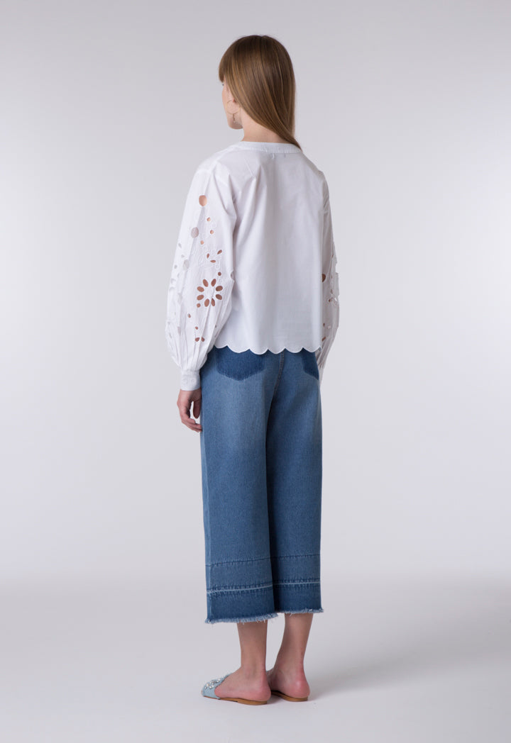 Trim Detailing Blouse