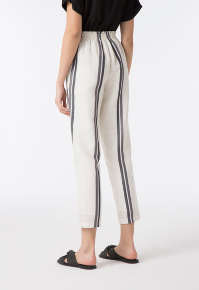 Striped Linen Trouser