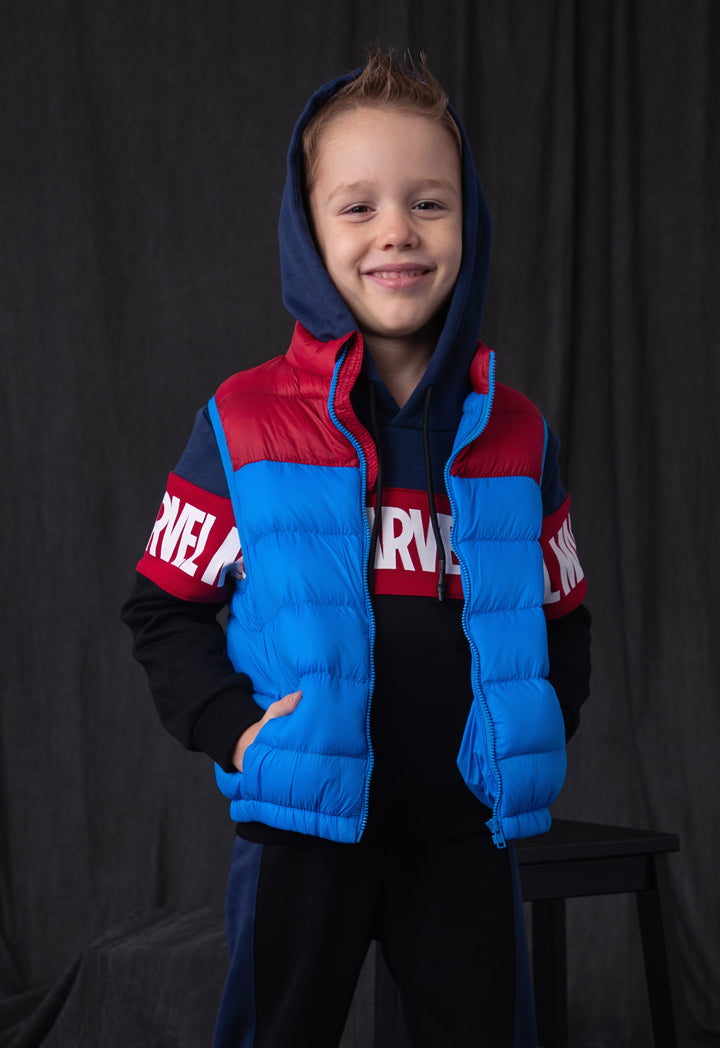 Unisex Quilted Padded Jacket With Pouch