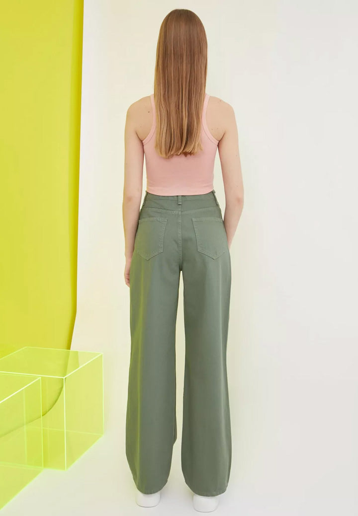 High Waist Straight Jeans