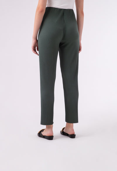 Pleated Stretch Jersey Palazzo Wide Leg Pants