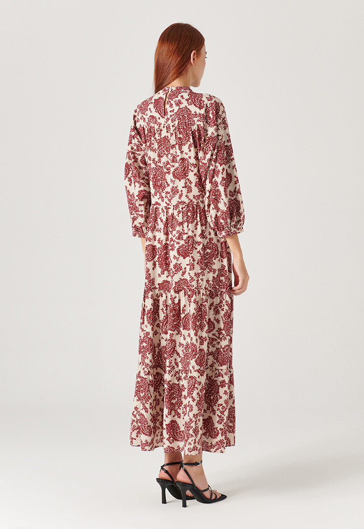 Abstract Printed Dress