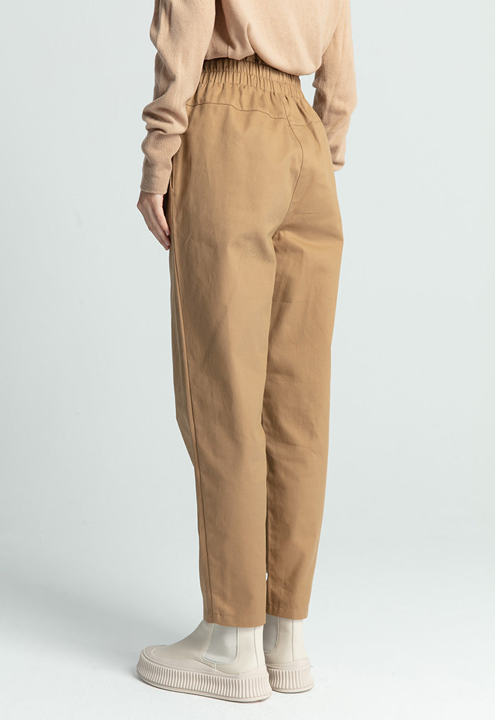 Elasticated High Waist Pants