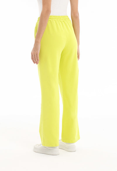Solid Elasticated Waist Trouser
