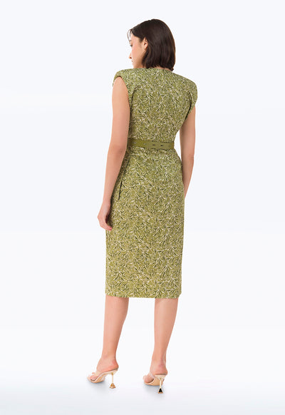 Jacquard Slim Dress